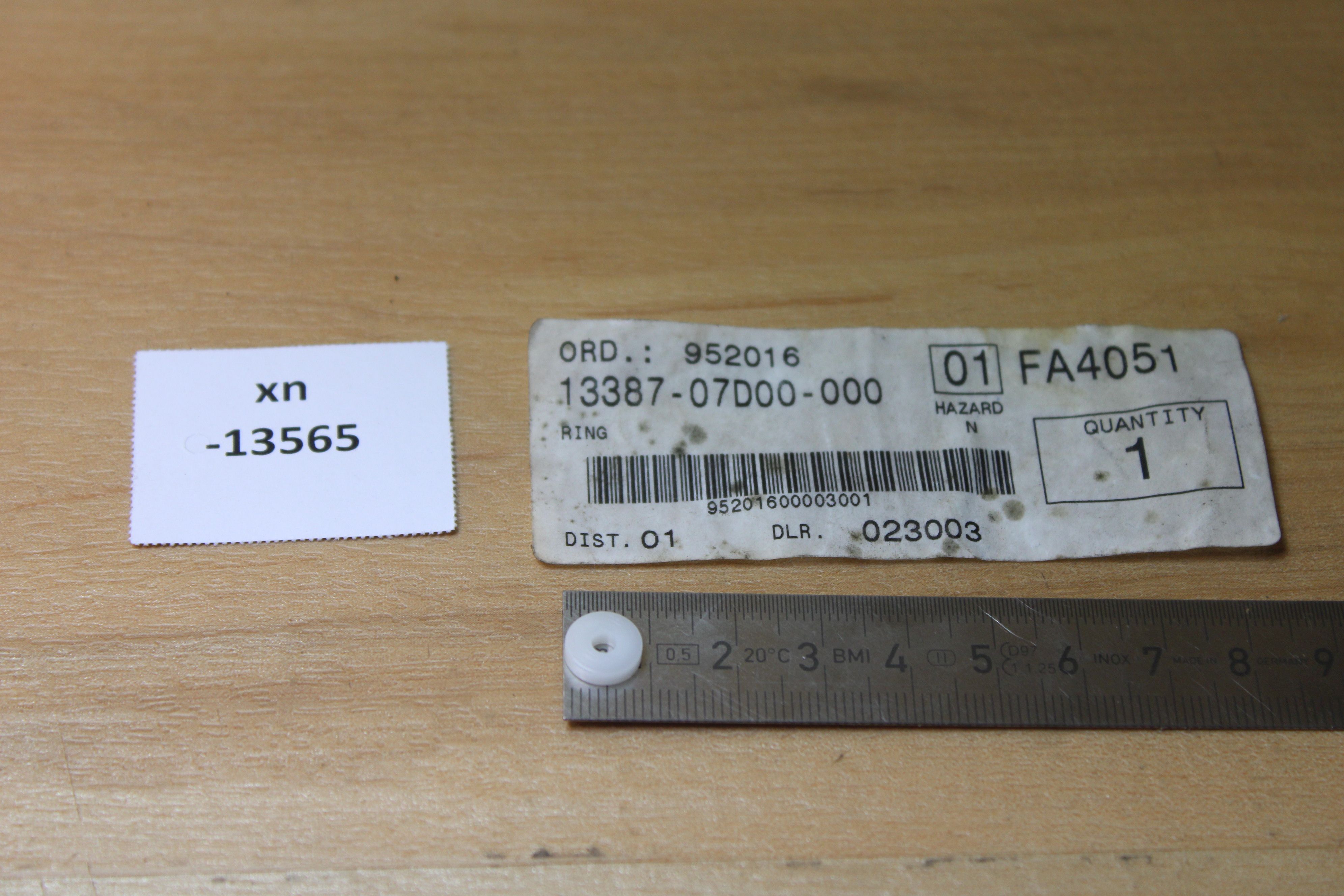 Suzuki 13387-07D00 Ring NOS NEU genuine xn13565 | eBay