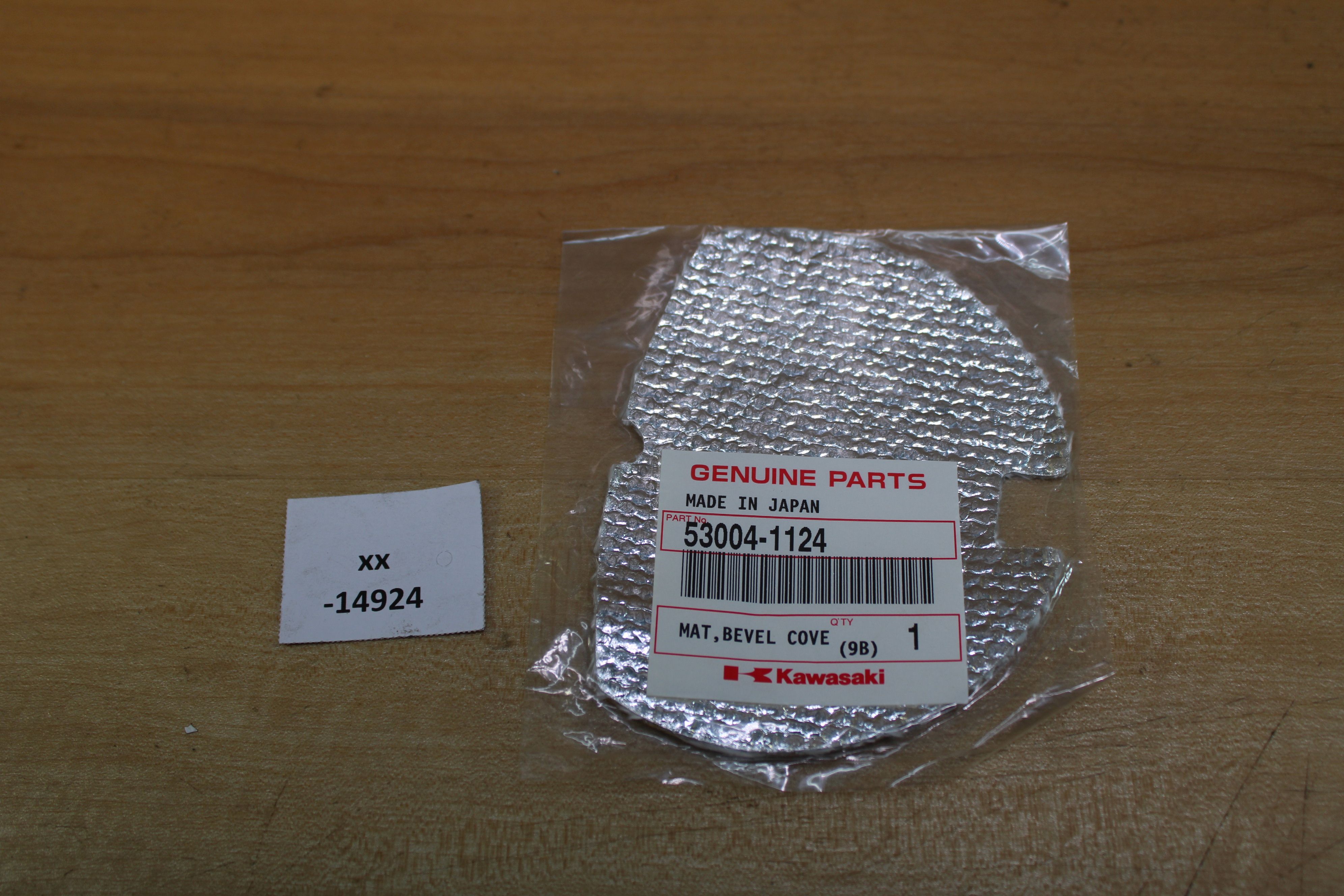 Kawasaki 53004-1124 Mat, Bevel Cover NOS NEU genuine xx14924