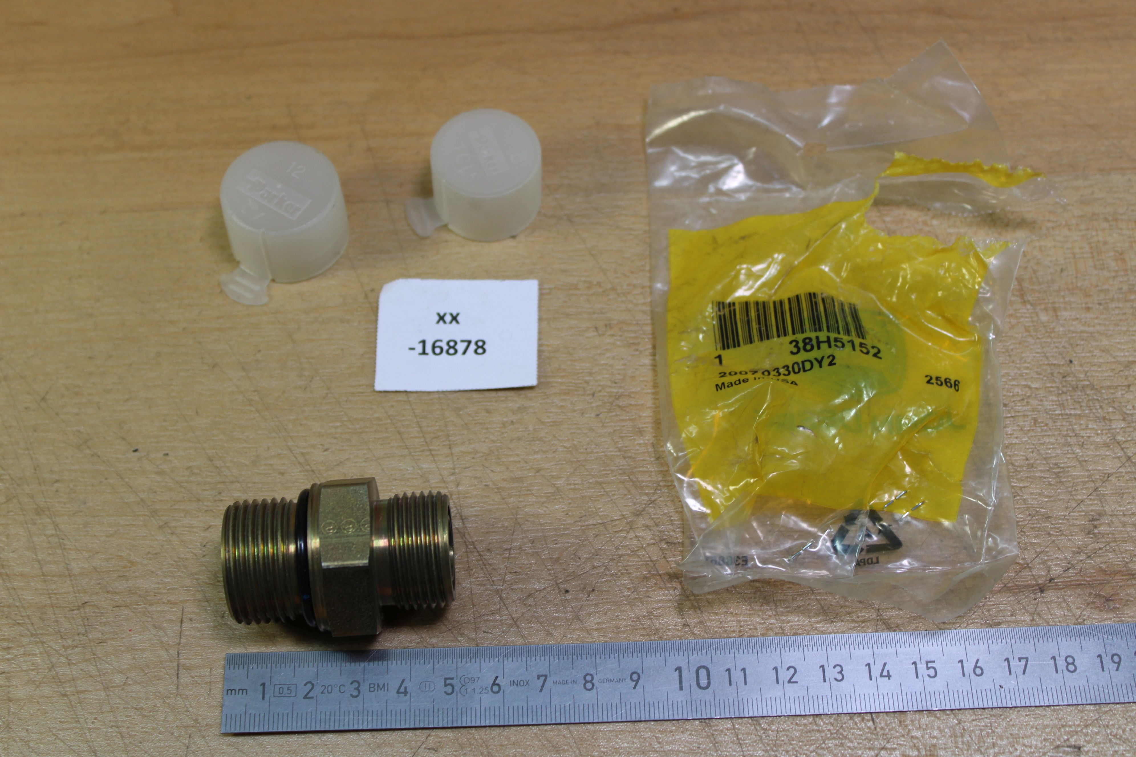 John Deere 38H5152 Adapter Fitting NOS NEU genuine xx16878 | eBay