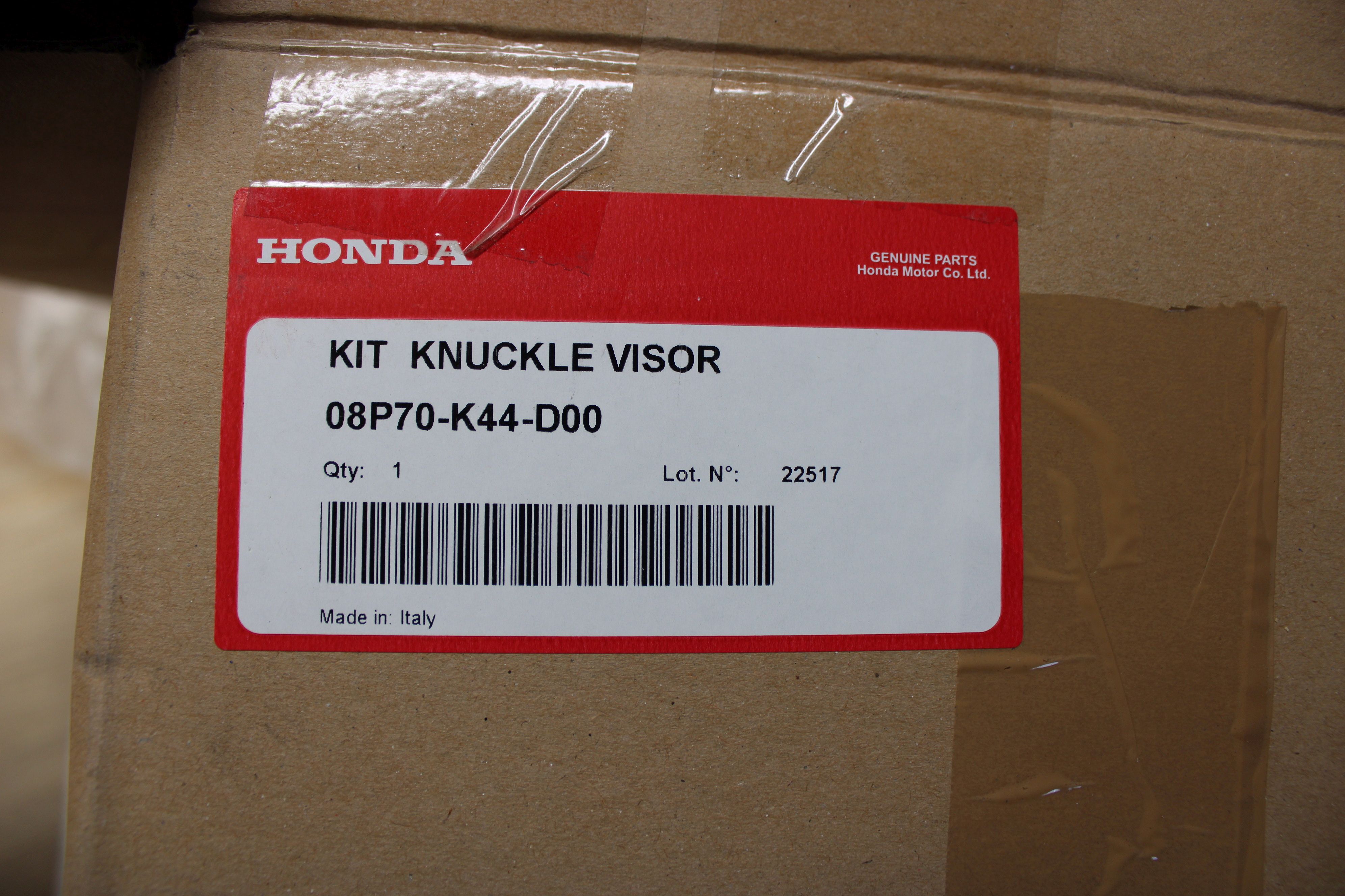 Red Honda 08P70-K44-D00 Kit, Knuckle Visor NOS NEU genuine xl11293 | eBay