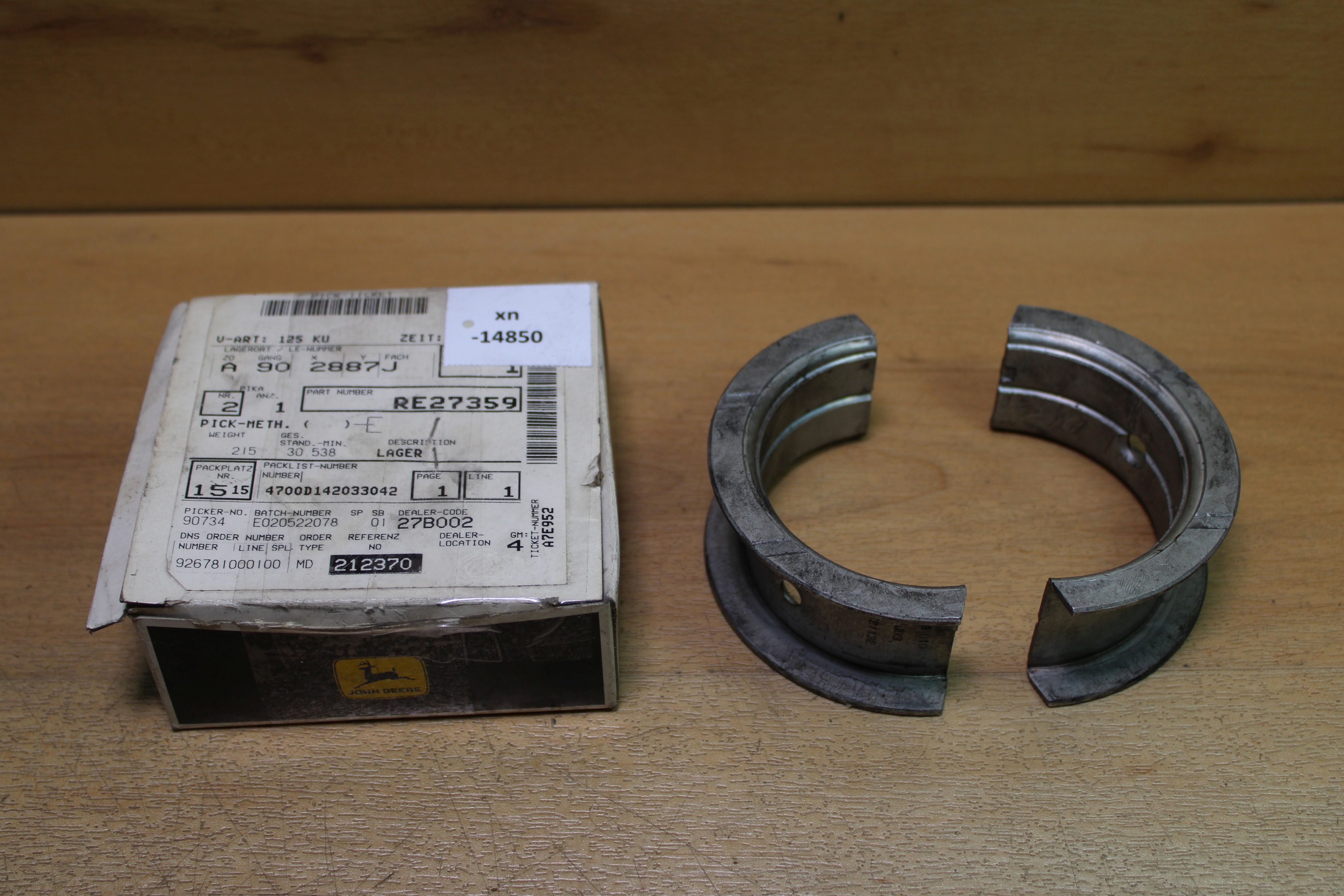 John Deere RE27359 Kit NOS NEU genuine xn14850 | eBay