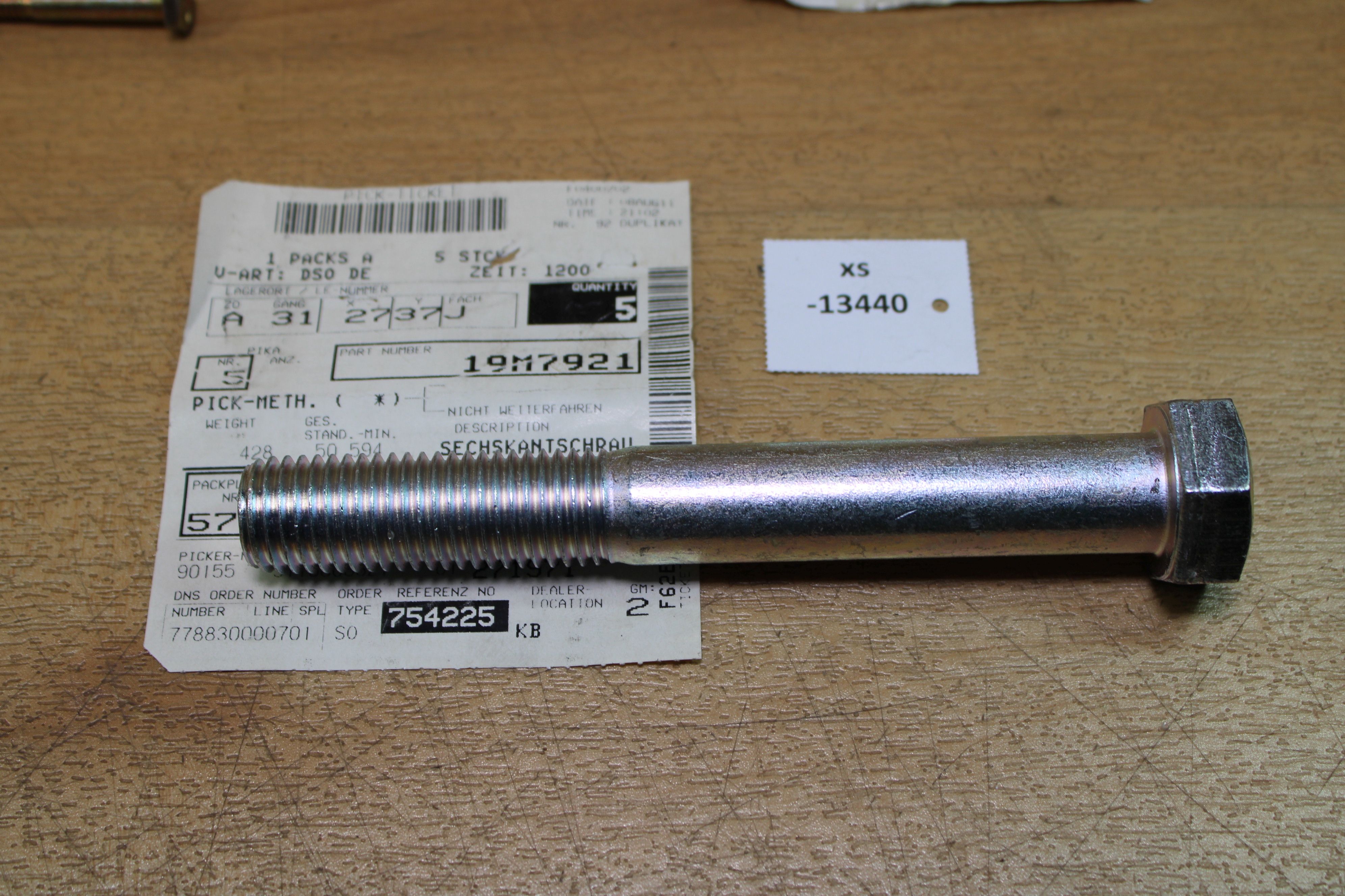 John Deere 19M7921 Cap Screw NOS NEU genuine xs13440 | eBay