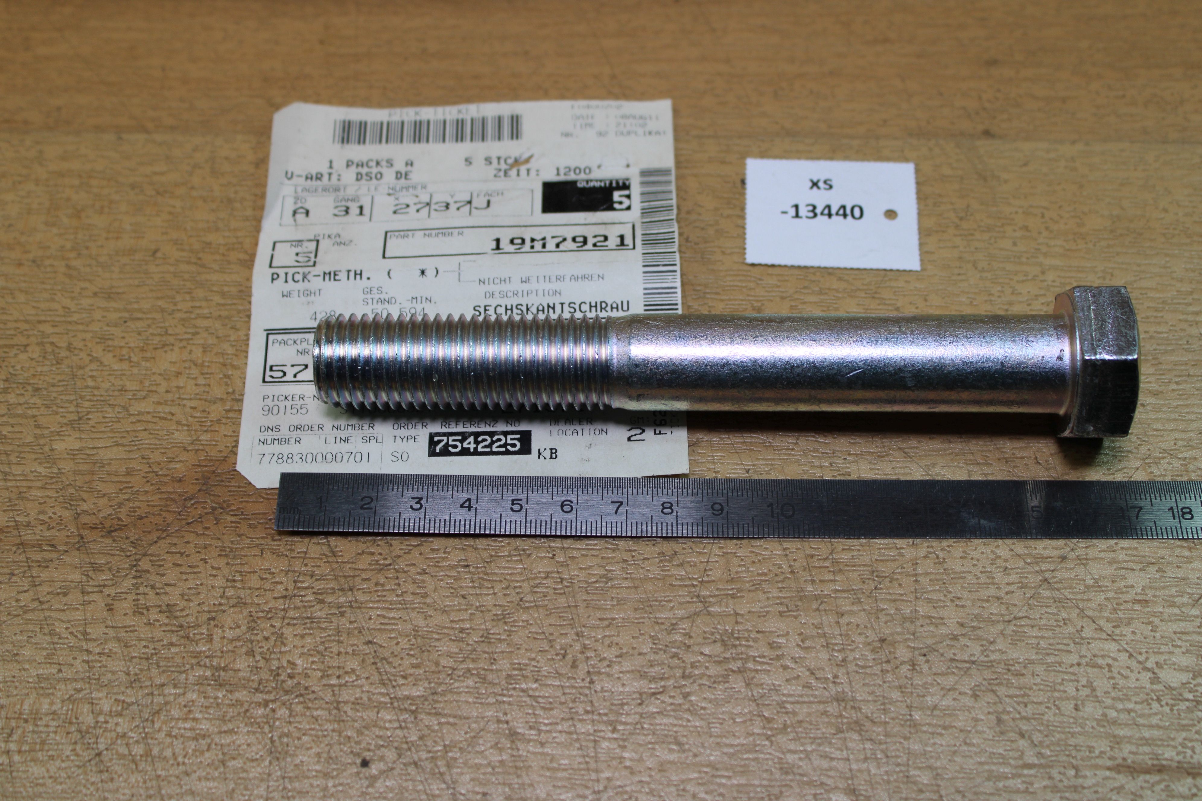 John Deere 19M7921 Cap Screw NOS NEU genuine xs13440 | eBay