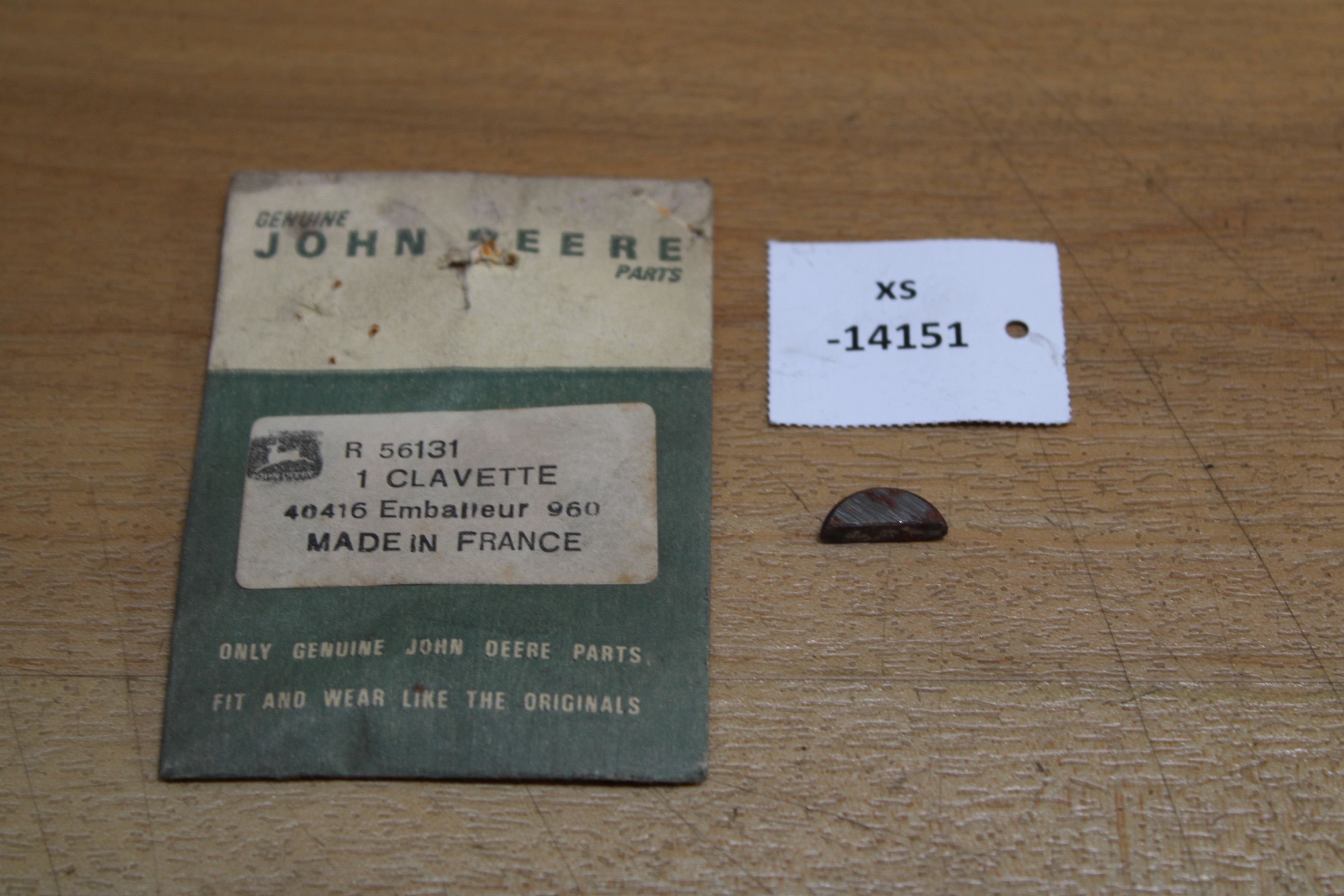 John Deere R56131 Shaft Key NOS NEU genuine xs14151 | eBay