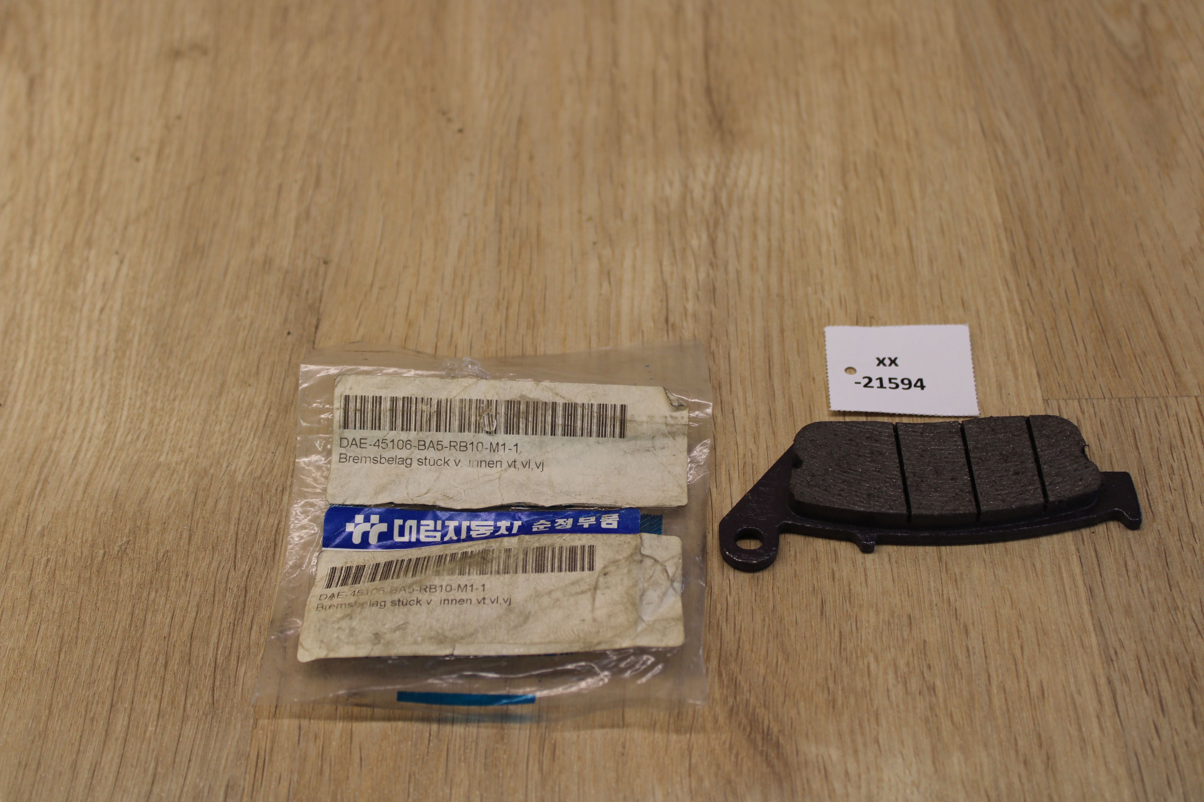 まな Daelim 45106-BA5-RB10 Bremsbelag NOS NEU genuine xx21594 | eBay