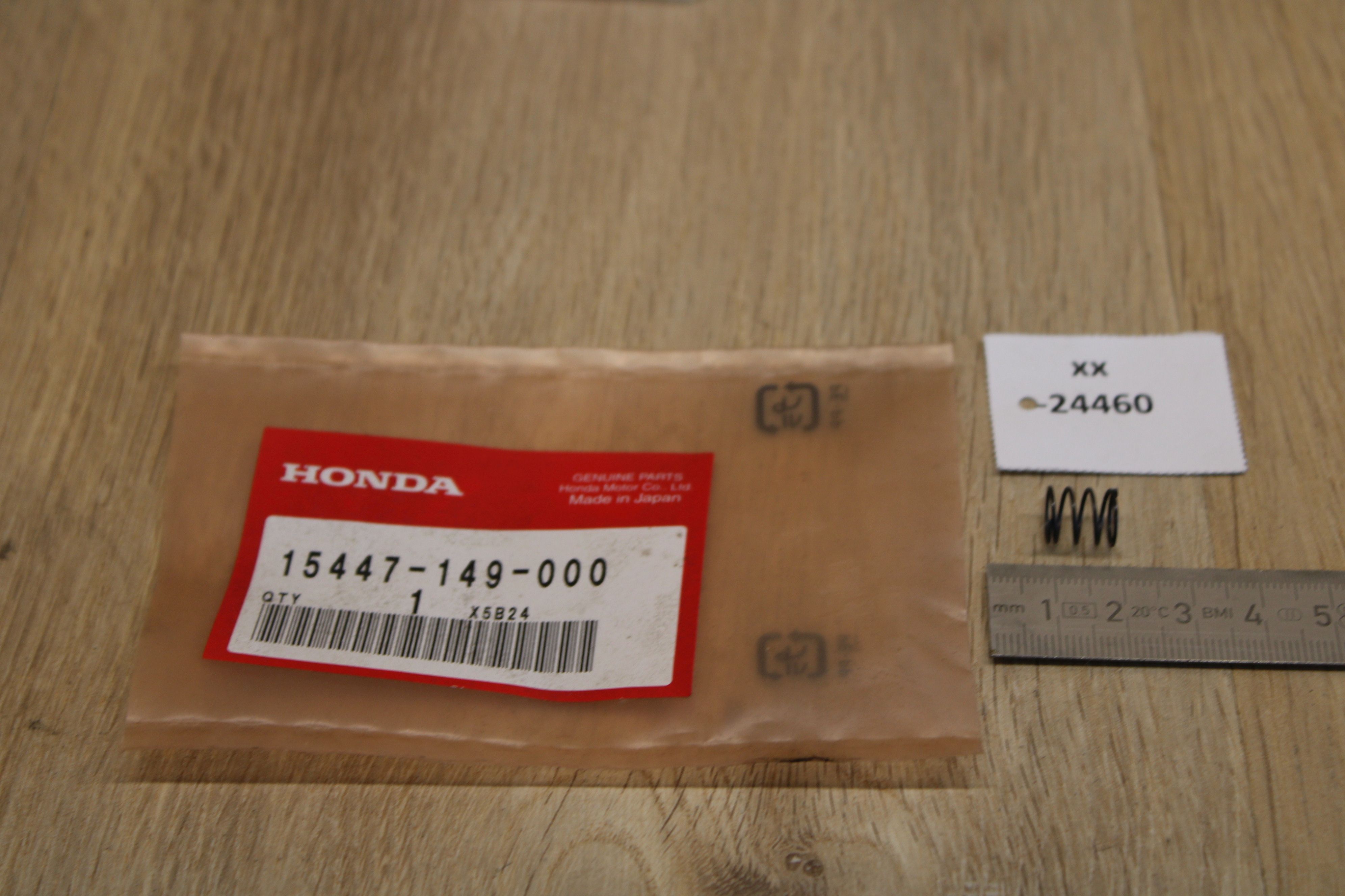 プレスリ Honda 15447-149-000 Spring, Oil Thru. NOS NEU genuine xx24460