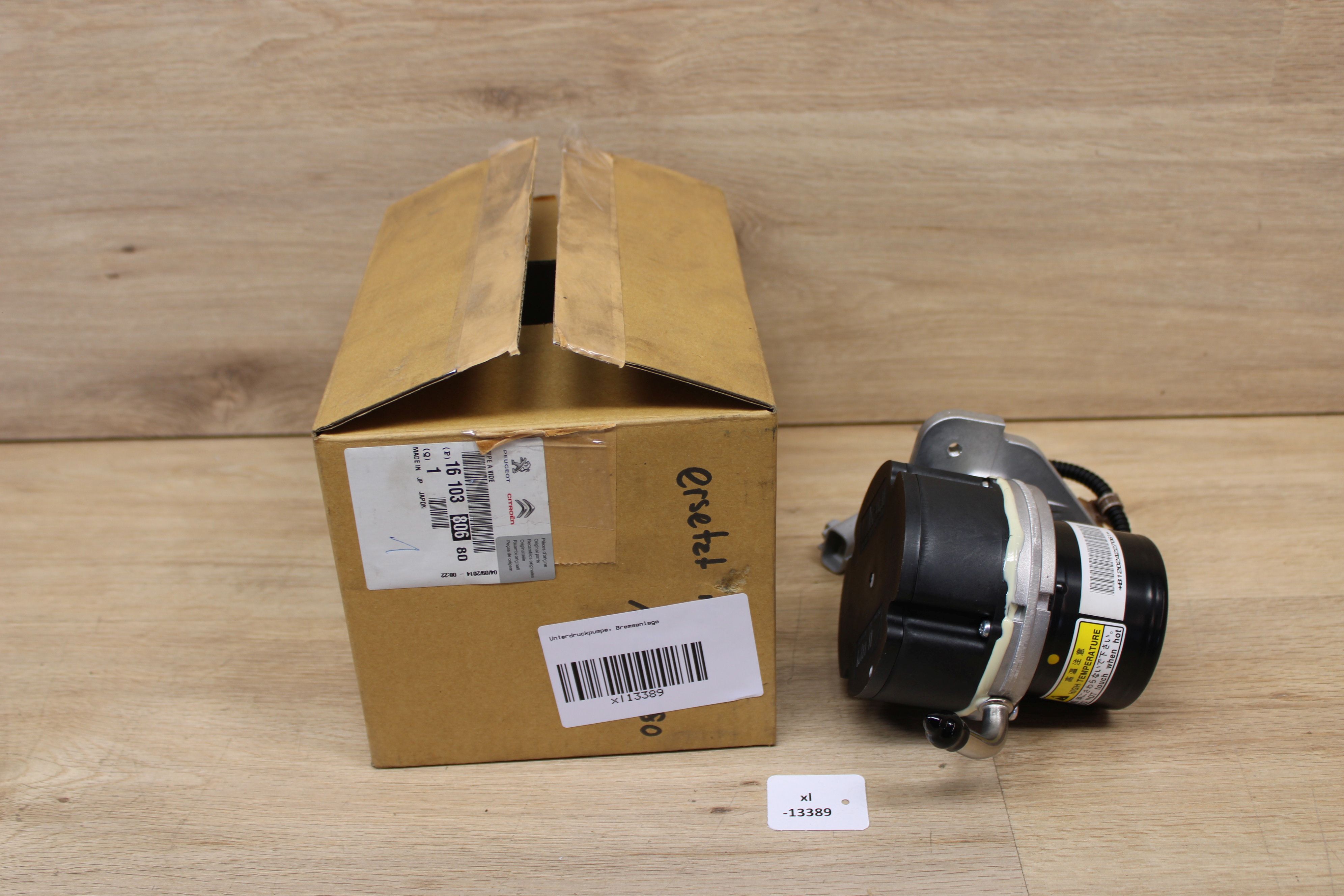 PSA 1610380680 1643636580 Unterdruckpumpe, Bremsanlage NOS NEU