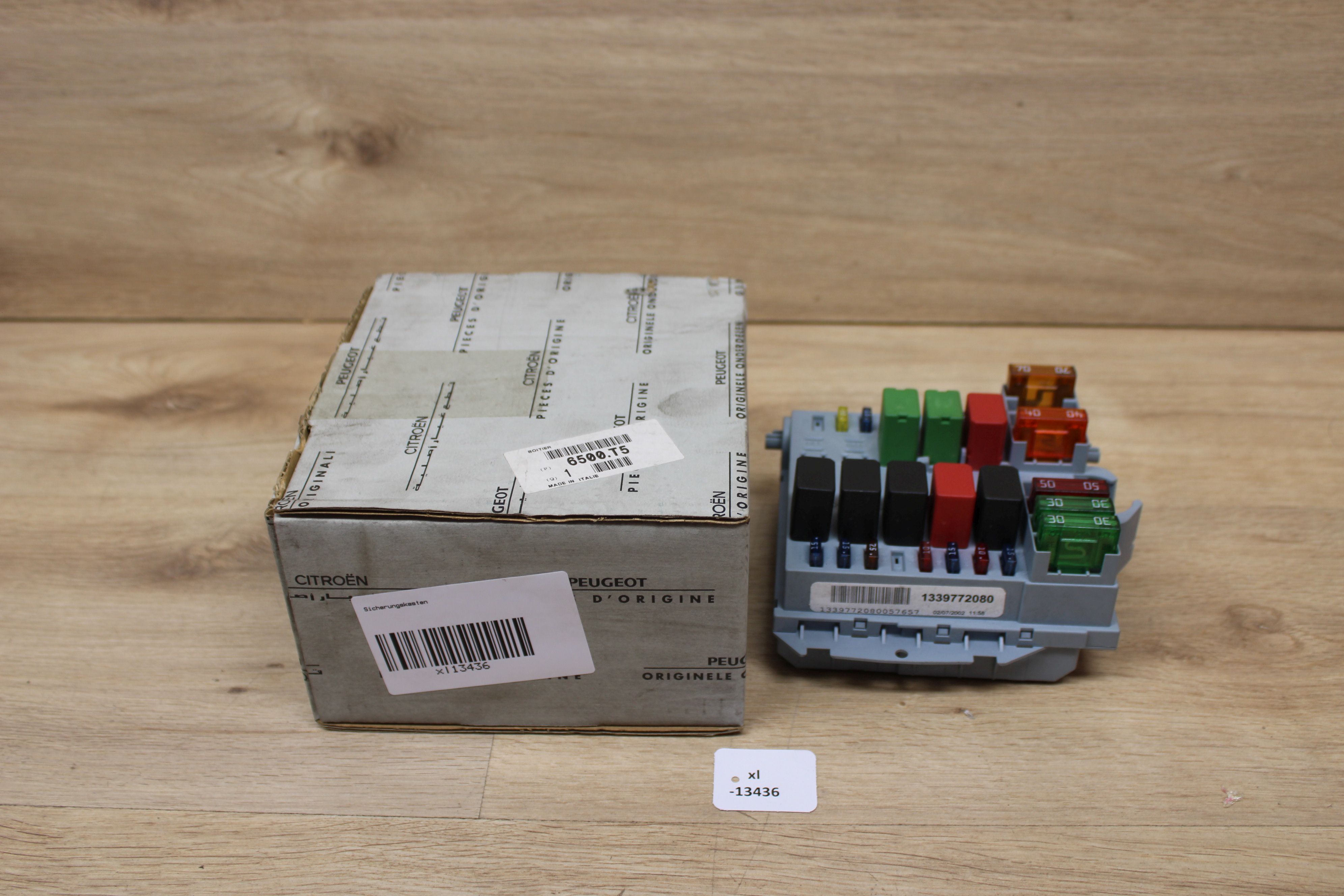 Citroen / Peugeot 6500T5 6500.T5 Sicherungskasten NOS NEU genuine