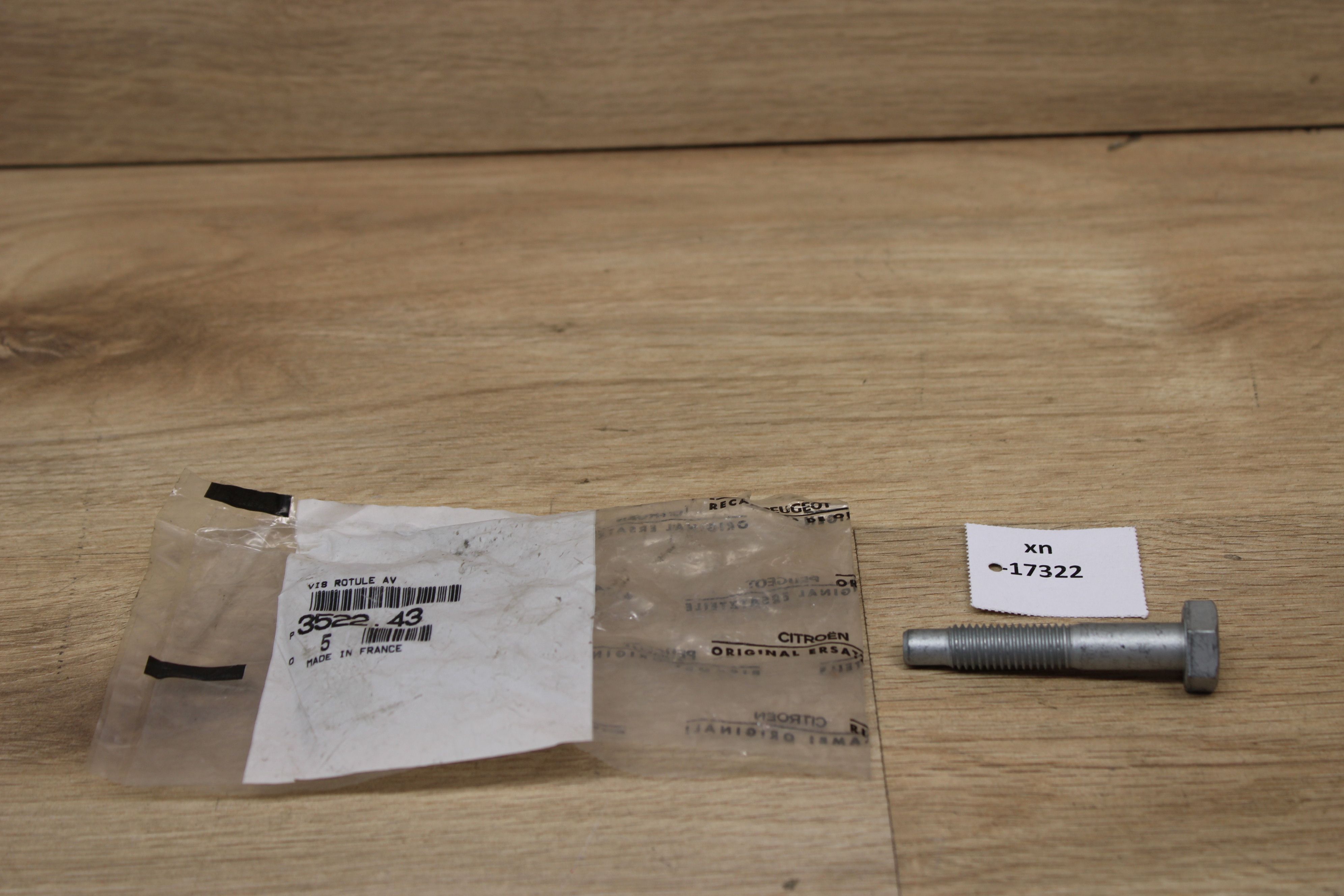 Peugeot 3522.43 352243 Schraube NOS NEU genuine xn17322 | eBay