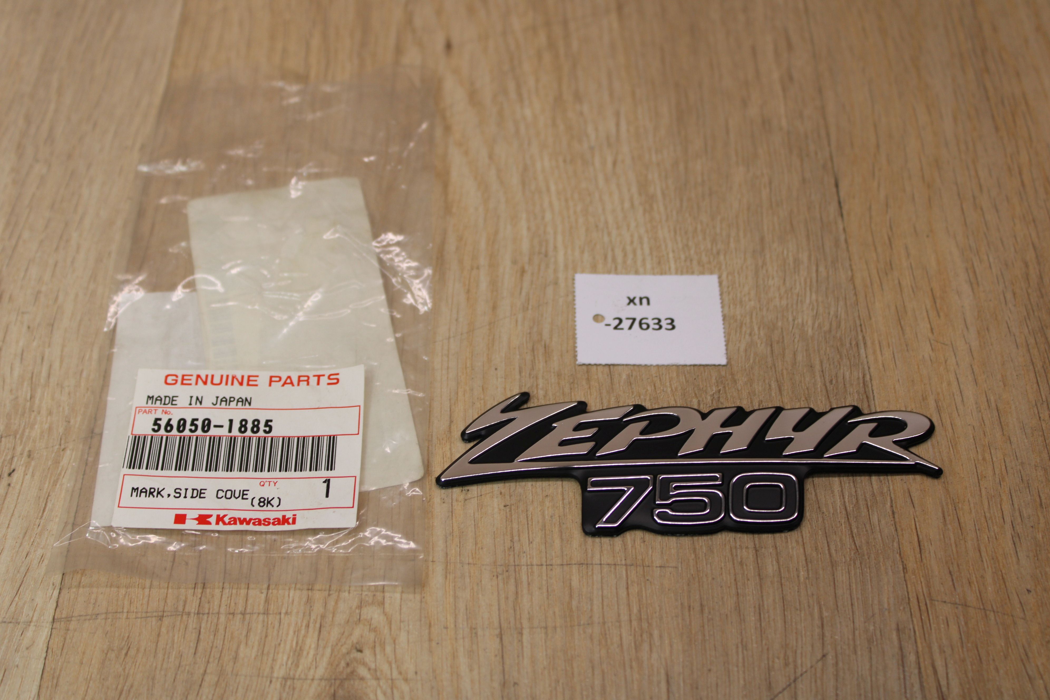 Kawasaki 56051-1885 MARK,SIDE COVER,ZX-7R NOS NEU genuine xn27633