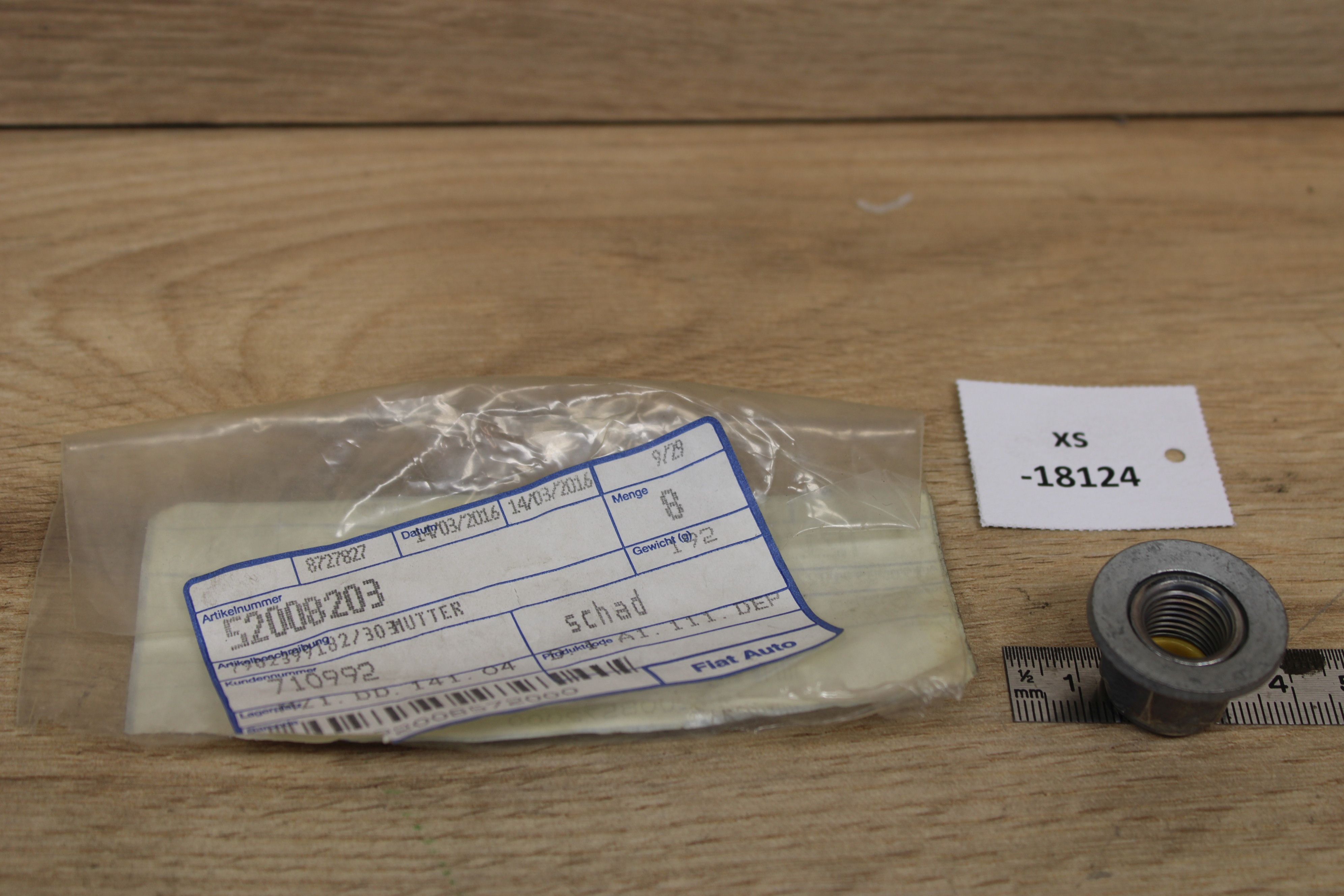 MOPAR 68269722AA Hex Flange Lock Nut NOS NEU genuine xs18124 | eBay