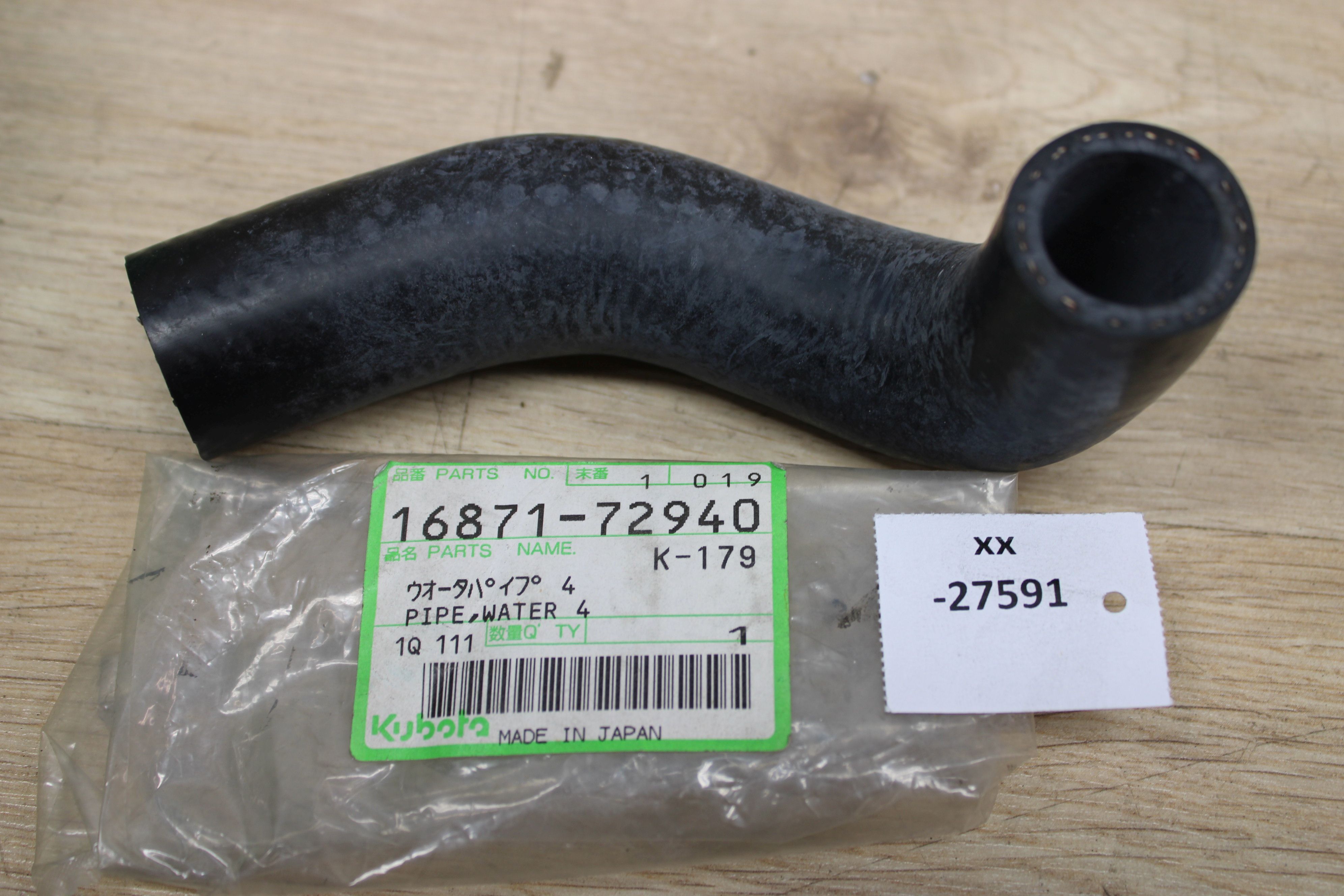 その他 yang Kubota 16871-72940 Pipe Water 4 NOS NEU genuine xx27591 | eBay