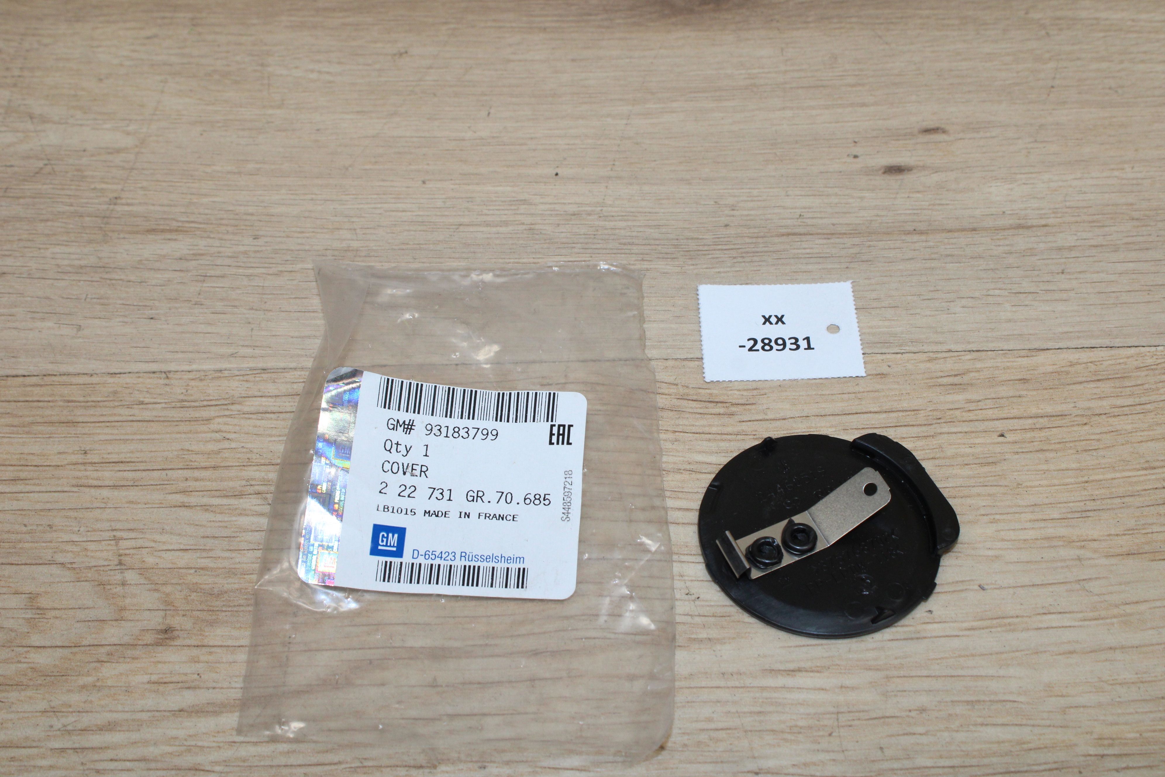 GM General Motors 93183799 Cover NOS NEU genuine xx28931 | eBay